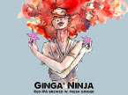 Black Hog Brewing - Ginga Ninja Red IPA with Ginger (6 pack 12oz cans)