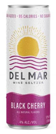 Del Mar Wine Seltzer - Black Cherry Hard Seltzer (355ml) (355ml)